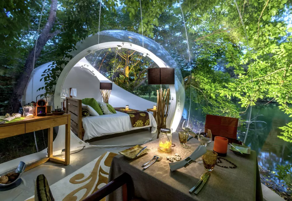 camping clear inflatable bubble tent