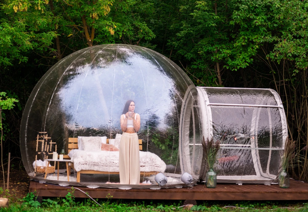 camping clear inflatable bubble tent